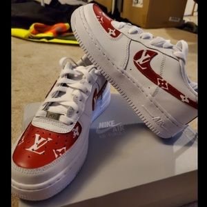 Nike Air Force 1 Custom Louis Vuitton
